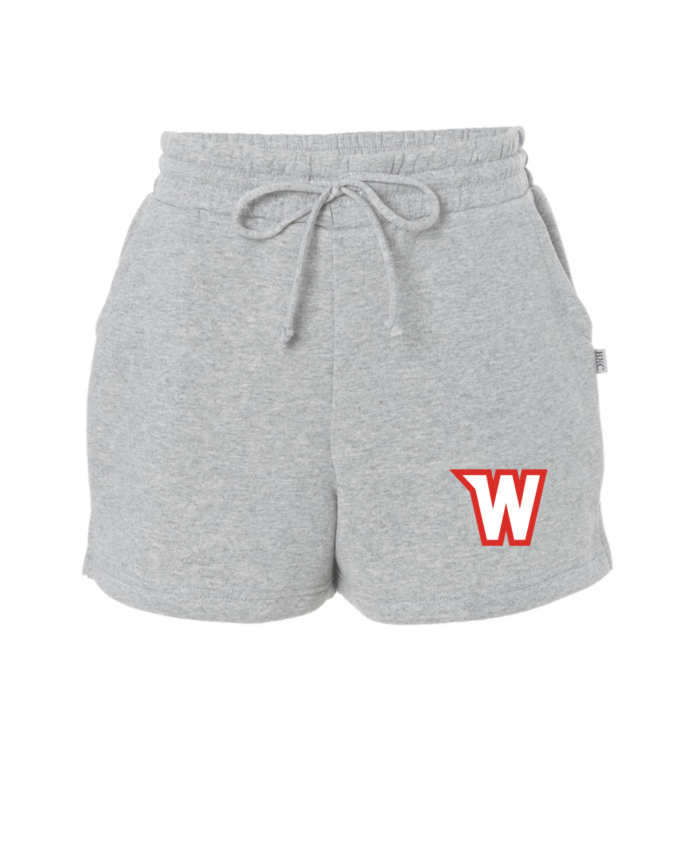 Women's Grey Fleece Shorts